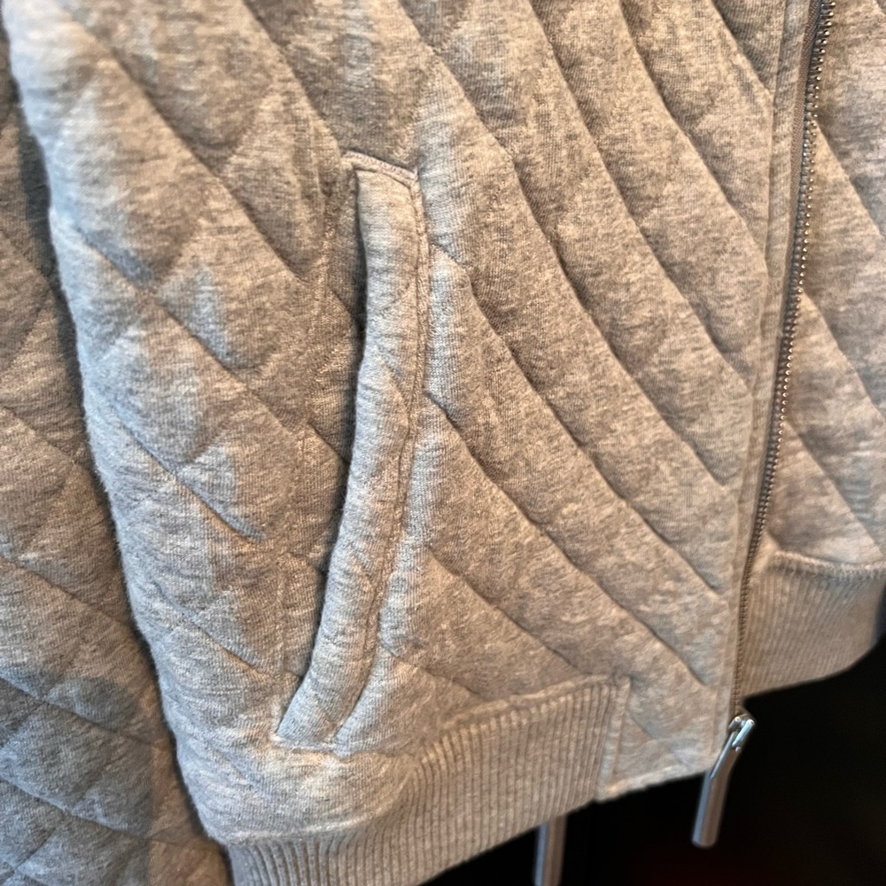 Gap Grey Bomber Jacket - image 6